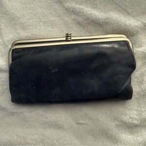 HOBO Midnight Blue vintage Leather Clutch
